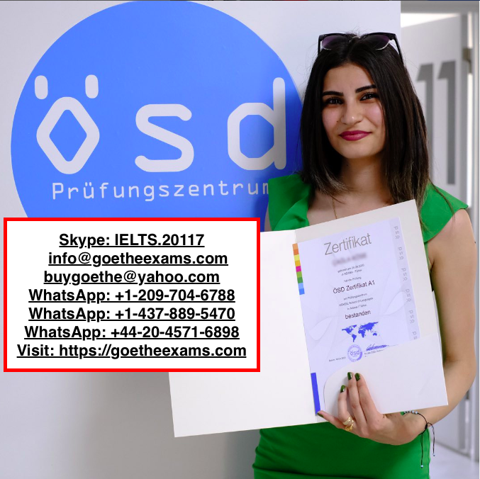 Buy ÖSD Certificate
