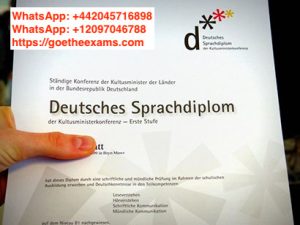 Goethe Exams can help you to buy the original German Language Diploma (DSD) online without the exam and the certificate must be 100% legitimate. This DSD German diploma that we produces must be validated and no one shall ever find out that we are the ones who help you to buy the authentic certificate without writing the exams. Feel free to contact us for more information.