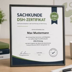 Kaufen Sie das DSH-Zertifikat online